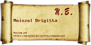 Meiszel Brigitta névjegykártya