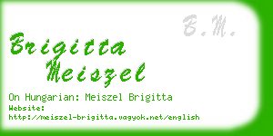 brigitta meiszel business card